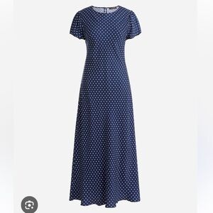 J.CREW GWYNETH CUPRO BLEND SLIP DRESS